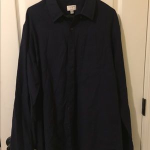 Club Monaco Black Button Up